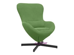 vidaxl Cadeira ovo Claro 63 x 73 x 90 cm Veludo^ Poltrona