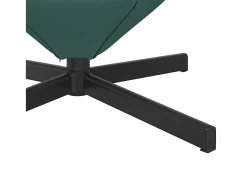 Poltrona*vidaxl Cadeira ovo Escuro 63 x 73 x 90 cm Veludo Verde