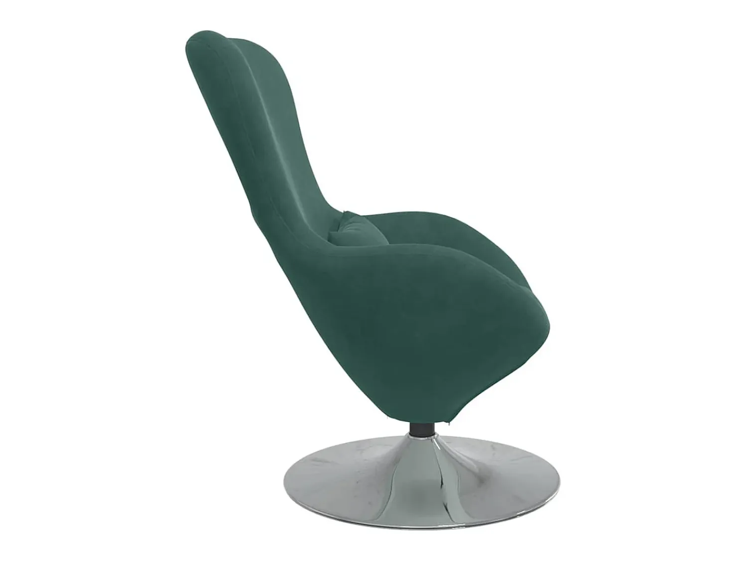 Poltrona|vidaxl Cadeira ovo Escuro Veludo Verde