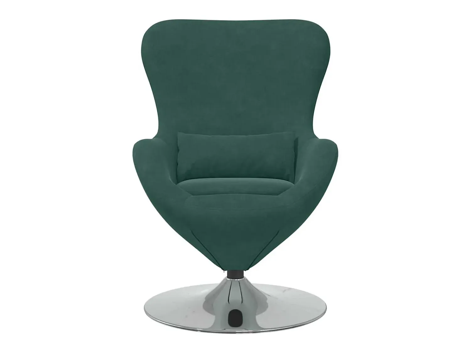 Poltrona|vidaxl Cadeira ovo Escuro Veludo Verde