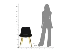 CADEIRA PARIS PRETO/ CONJUNTO 2 PCS CM 51X59X79^ Poltrona