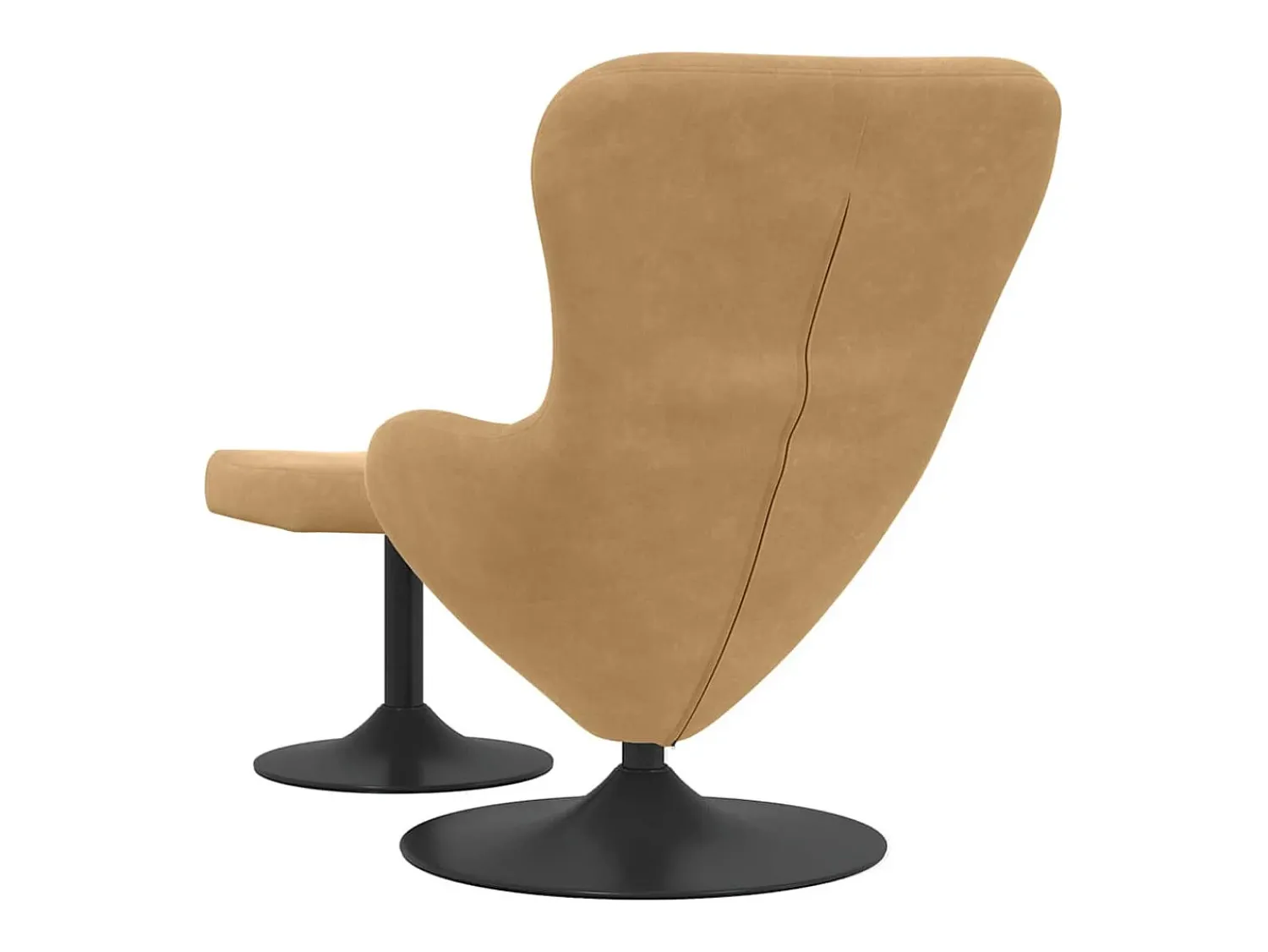 Cadeira Relax | Cadeira com Puff 63x73x90 cm Veludo SHL460374^ Poltrona