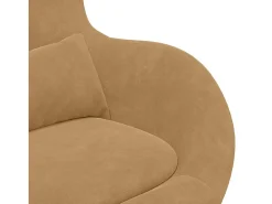 Cadeira Relax | Cadeira com Puff 63x73x90 cm Veludo SHL460374^ Poltrona