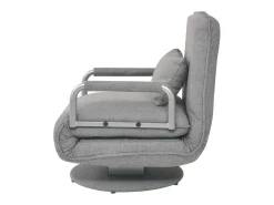Sale Cadeira Relax | Cadeira giratória e sofá-cama tecido -claro SHL617658 Cinzento