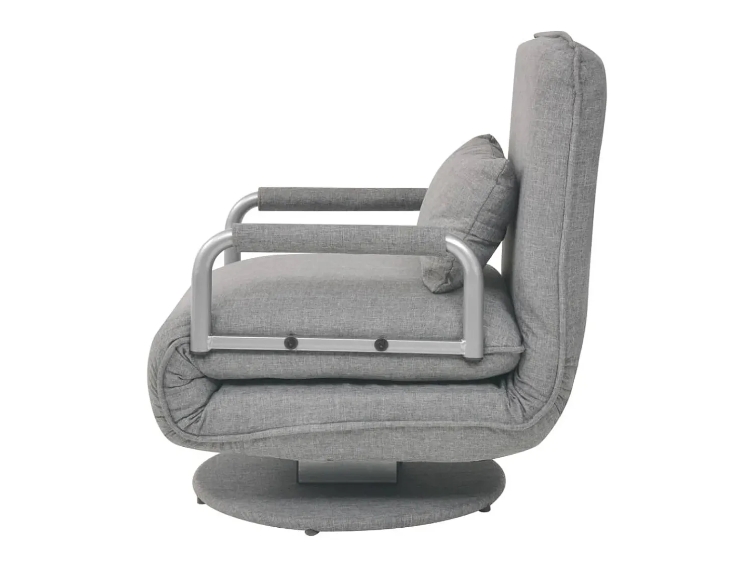 Sale Cadeira Relax | Cadeira giratória e sofá-cama tecido -claro SHL617658 Cinzento