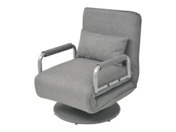Sale Cadeira Relax | Cadeira giratória e sofá-cama tecido -claro SHL617658 Cinzento