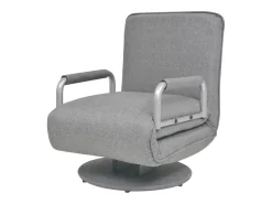 Sale Cadeira Relax | Cadeira giratória e sofá-cama tecido -claro SHL617658 Cinzento