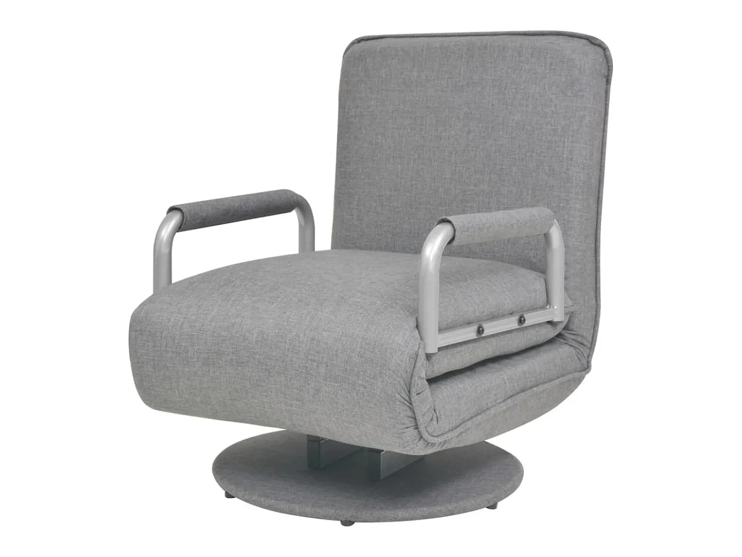 Sale Cadeira Relax | Cadeira giratória e sofá-cama tecido -claro SHL617658 Cinzento