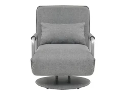 Sale Cadeira Relax | Cadeira giratória e sofá-cama tecido -claro SHL617658 Cinzento