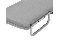 Sale Cadeira Relax | Cadeira giratória e sofá-cama tecido -claro SHL617658 Cinzento