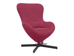 Online Cadeira Relax | Cadeira ovo tinto 63x73x90 cm Veludo SHL948976 Vermelho