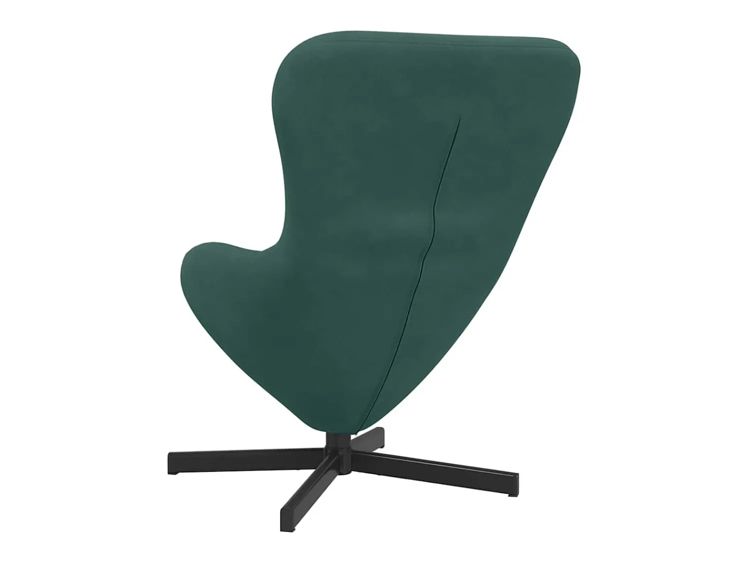 Poltrona* Cadeira Relax | Cadeira ovo Verde-escuro 63x73x90 cm Veludo SHL270031 Verde pinho