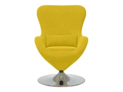 Poltrona| Cadeira Relax | Cadeira ovo 63x73x90 cm Veludo SHL165552 Amarelo