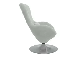 Poltrona* Cadeira Relax | Cadeira ovo Cinzento-claro 63x73x90 cm Veludo SHL615281 Cinzento claro