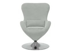 Poltrona* Cadeira Relax | Cadeira ovo Cinzento-claro 63x73x90 cm Veludo SHL615281 Cinzento claro