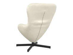 Poltrona| Cadeira Relax | Cadeira ovo 63x73x90 cm Veludo SHL751020 Creme