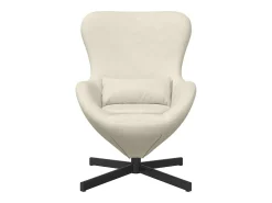 Poltrona| Cadeira Relax | Cadeira ovo 63x73x90 cm Veludo SHL751020 Creme