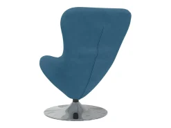 Outlet Cadeira Relax | Cadeira ovo 63x73x90 cm Veludo SHL808380 Azul