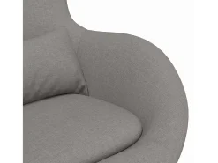 Cadeira Relax | Cadeira ovo Cinzento-acastanhado 63x73x90 cm tecido SHL420613^ Poltrona