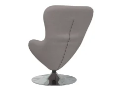 Cadeira Relax | Cadeira ovo Cinzento-acastanhado 63x73x90 cm tecido SHL420613^ Poltrona