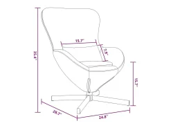 Poltrona* Cadeira Relax | Cadeira ovo Cinzento-claro 63x73x90 cm Veludo SHL501800 Cinzento claro