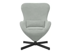Poltrona* Cadeira Relax | Cadeira ovo Cinzento-claro 63x73x90 cm Veludo SHL501800 Cinzento claro