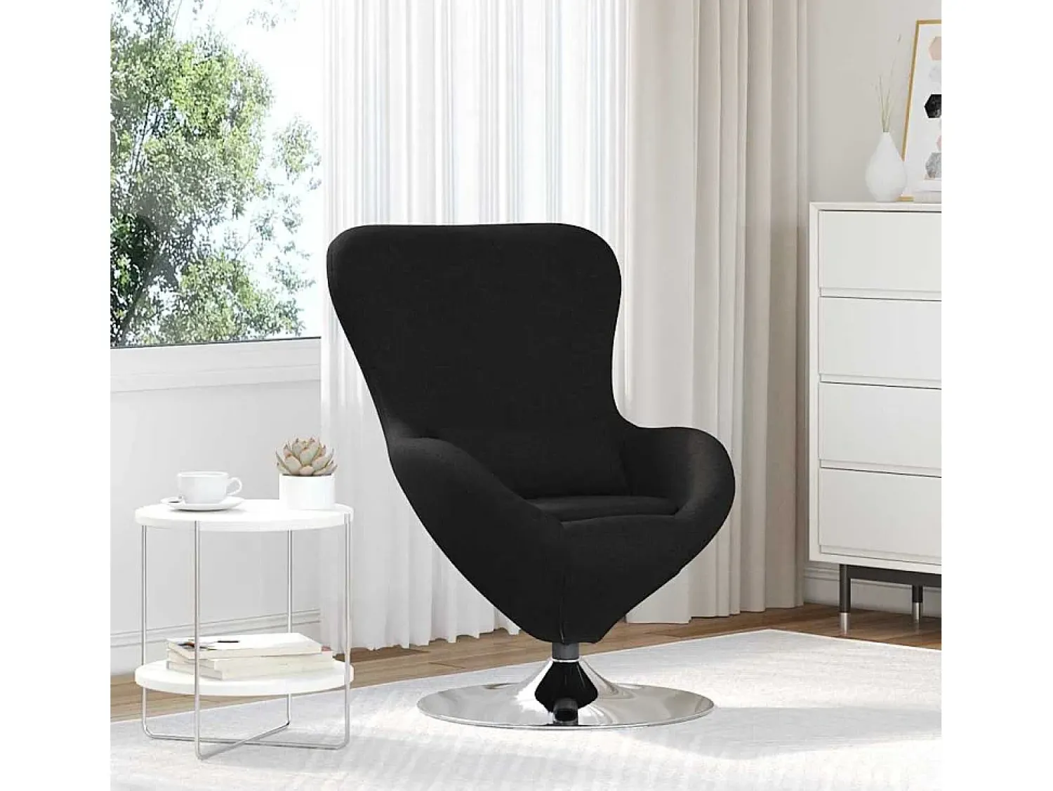 Cadeira Relax | Cadeira ovo 63x73x90 cm tecido SHL324133^ Poltrona