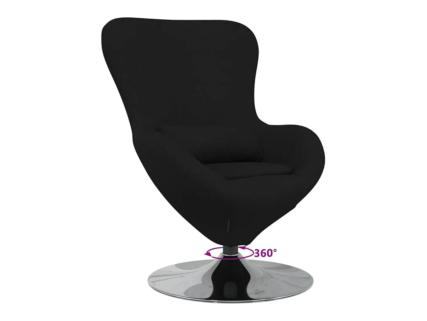 Cadeira Relax | Cadeira ovo 63x73x90 cm tecido SHL324133^ Poltrona