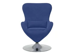 Poltrona| Cadeira Relax | Cadeira ovo polícia 63x73x90 cm Veludo SHL286882 Azul