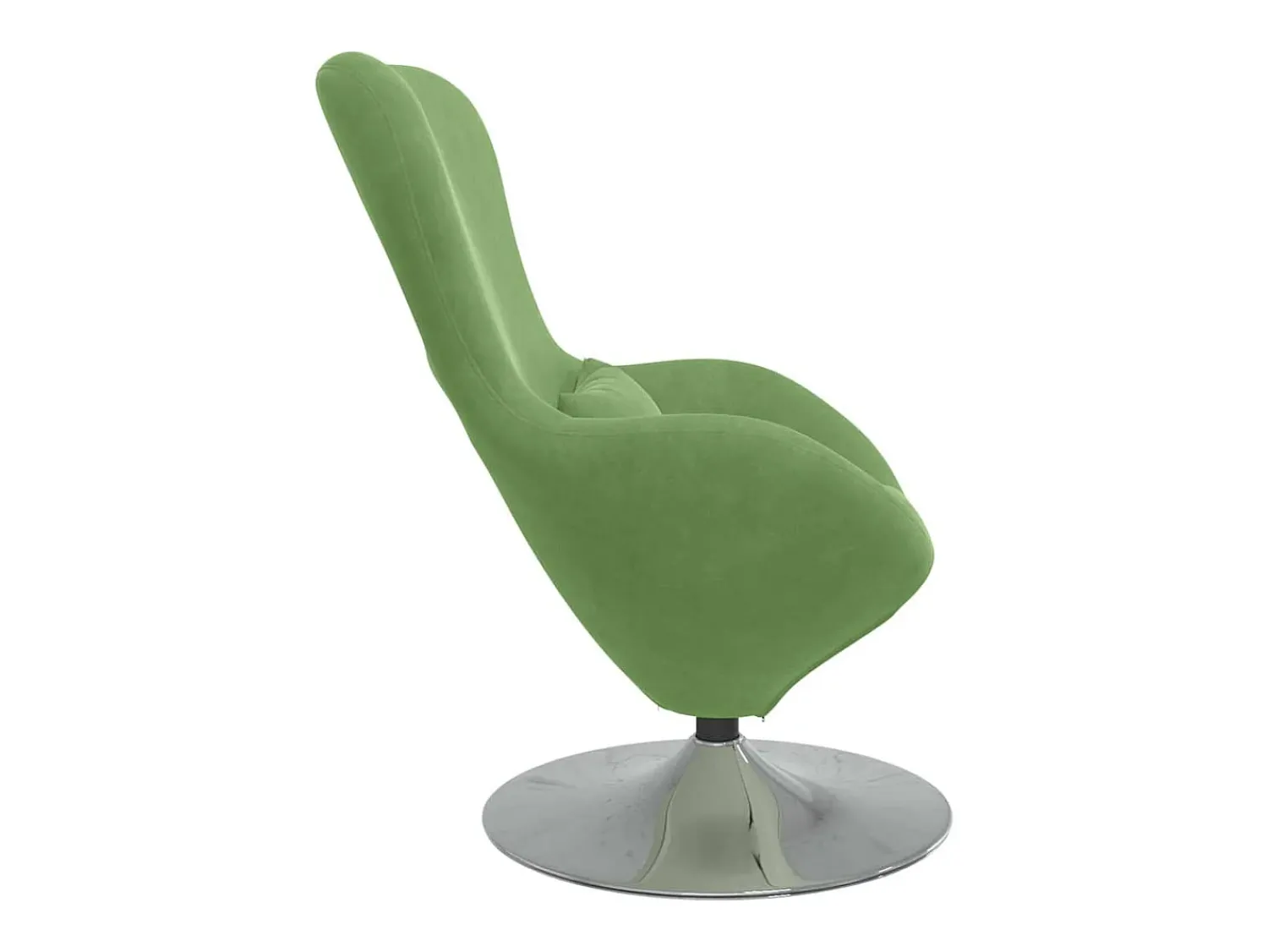 Cadeira Relax | Cadeira ovo claro 63x73x90 cm Veludo SHL276471^ Poltrona