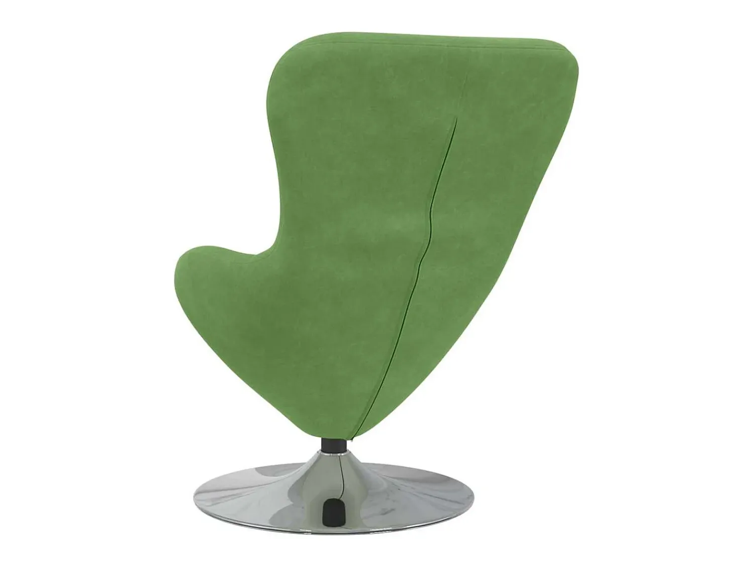 Cadeira Relax | Cadeira ovo claro 63x73x90 cm Veludo SHL276471^ Poltrona