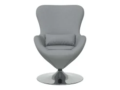 Poltrona| Cadeira Relax | Cadeira ovo Cinzento-claro 63x73x90 cm tecido SHL651963 Cinzento claro