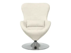 Poltrona* Cadeira Relax | Cadeira ovo 63x73x90 cm Veludo SHL725305 Creme
