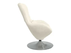 Poltrona* Cadeira Relax | Cadeira ovo 63x73x90 cm Veludo SHL725305 Creme