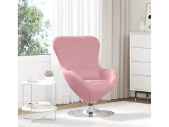 Outlet Cadeira Relax | Cadeira ovo 63x73x90 cm Veludo SHL820449 Rosa