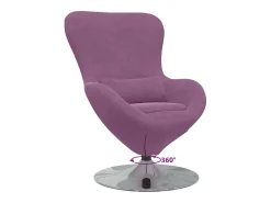 Sale Cadeira Relax | Cadeira ovo Roxo 63x73x90 cm Veludo SHL505194 Violeta