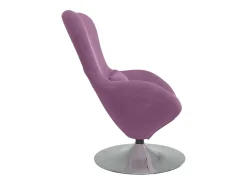 Sale Cadeira Relax | Cadeira ovo Roxo 63x73x90 cm Veludo SHL505194 Violeta