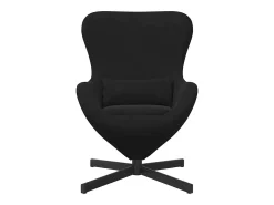 Poltrona* Cadeira Relax | Cadeira ovo 63x73x90 cm Veludo SHL784299 Preto