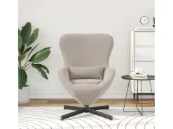 Poltrona* Cadeira Relax | Cadeira ovo Cinzento-claro 63x73x90 cm SHL342391 Cinzento claro