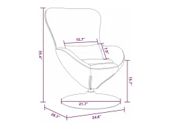 Sale Cadeira Relax | Cadeira ovo 63x73x90 cm Veludo SHL704547 Preto