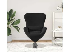 Sale Cadeira Relax | Cadeira ovo 63x73x90 cm Veludo SHL704547 Preto