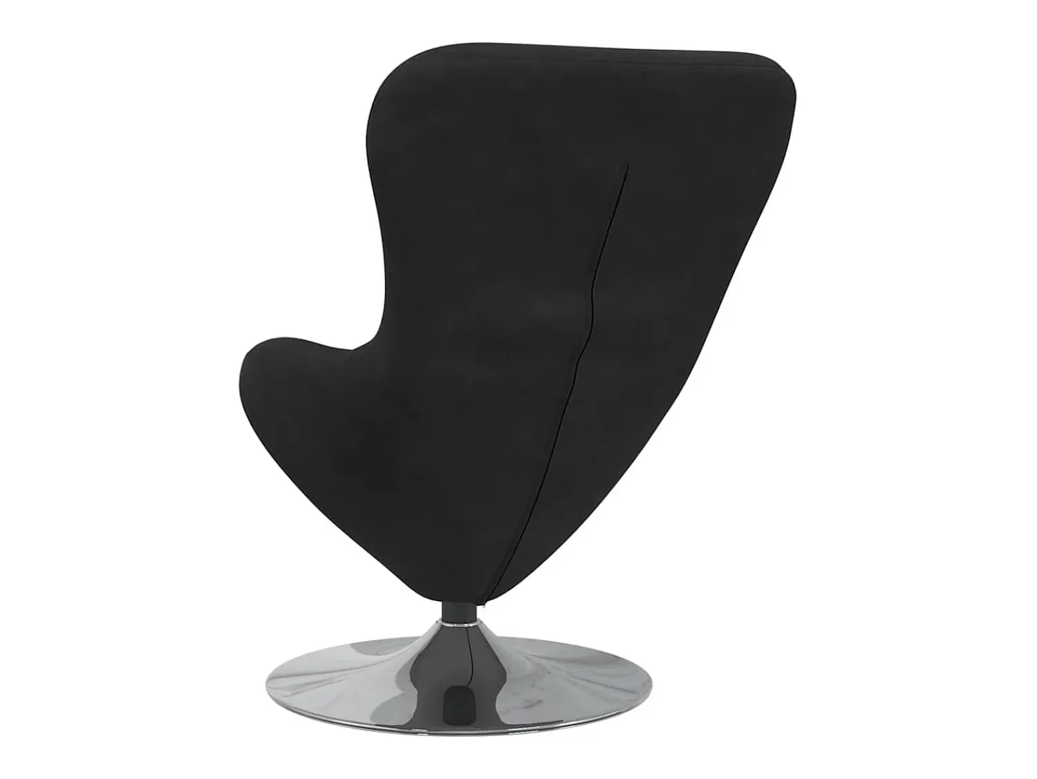 Sale Cadeira Relax | Cadeira ovo 63x73x90 cm Veludo SHL704547 Preto