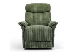 Sale DripeX Cadeira relax de veludo cotelê com elevador elétrico, controle remoto, bolso lateral, regulável 90°-160°, Verde