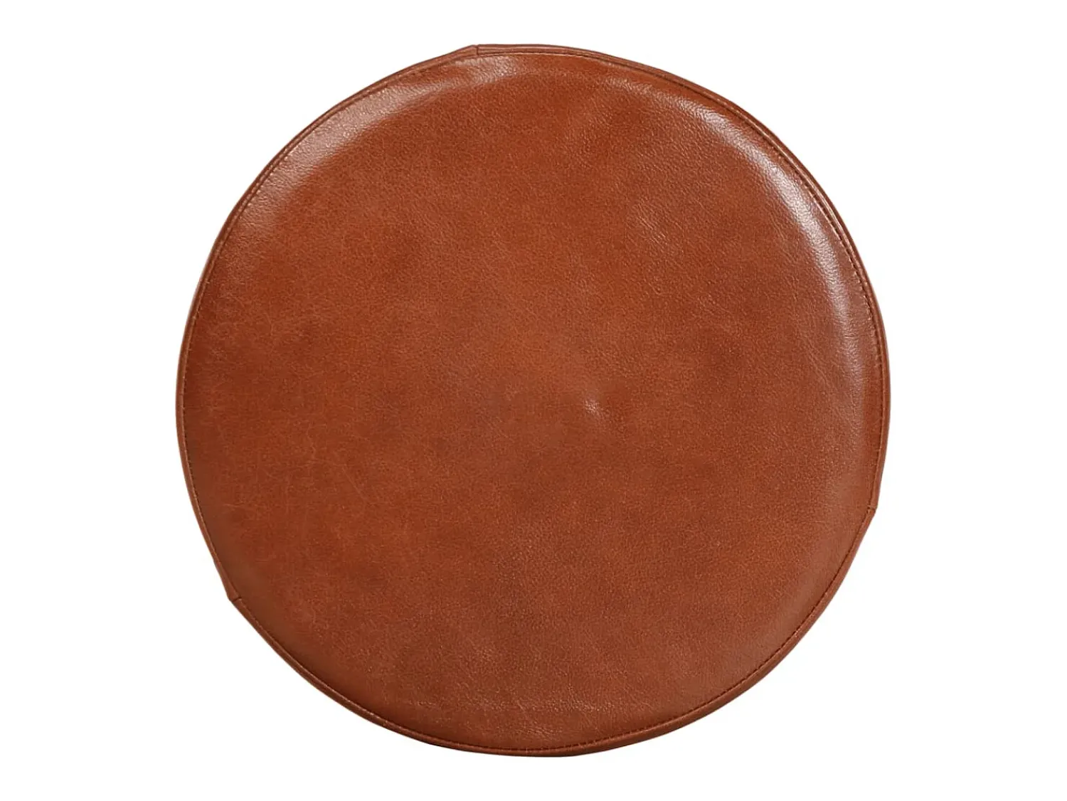 Clearance vidaxl Cadeiras bar 2 pcs madeira maciça de acácia + couro genuíno Natural claro