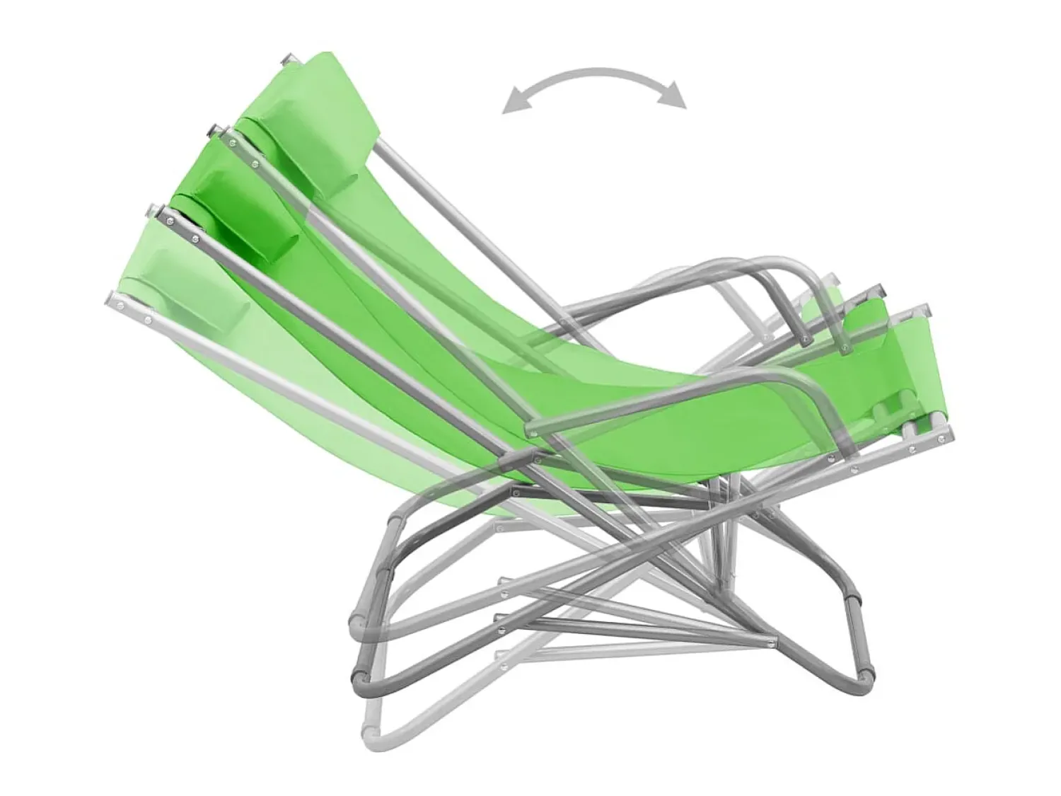 Sale Cadeiras de baloiço 2 pcs aço PT902452 Verde