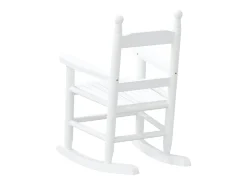 Discount vidaxl Cadeiras de baloiço infantis 2 pcs álamo maciço Branco