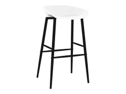 Banco|vidaxl Cadeiras de bar 4 pcs Branco