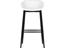 Clearance Cadeiras de bar 4 pcs PT842151 Branco