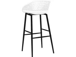 Clearance Cadeiras de bar 4 pcs PT842151 Branco