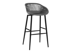 Banco* Cadeiras de bar 2 pcs PT805939 Cinzento
